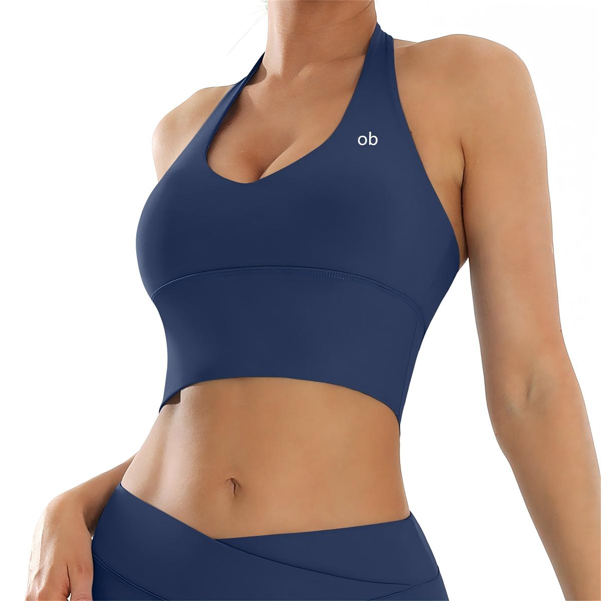 Sports Bra Racerback - Bra yoga wanita model neck-wrap yang