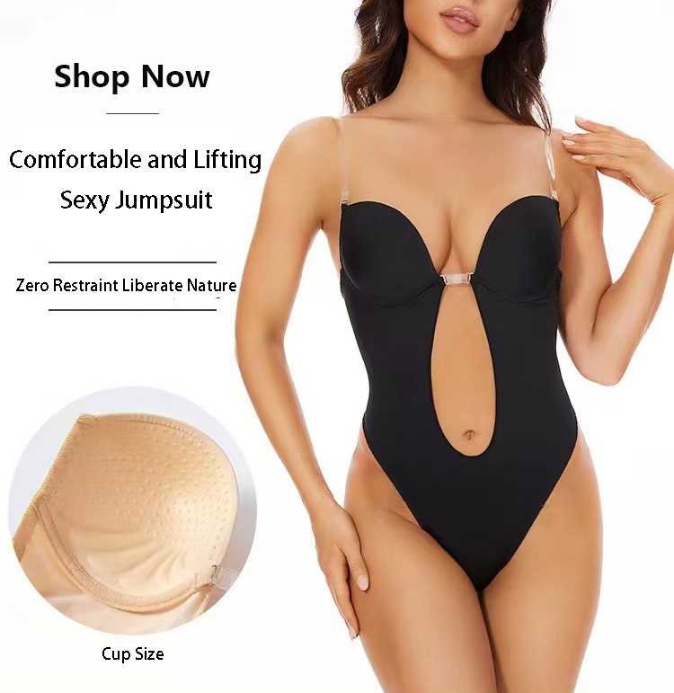 Plunge Bra Push Up - Bra Pembentuk Tubuh Tanpa Tali Punggung