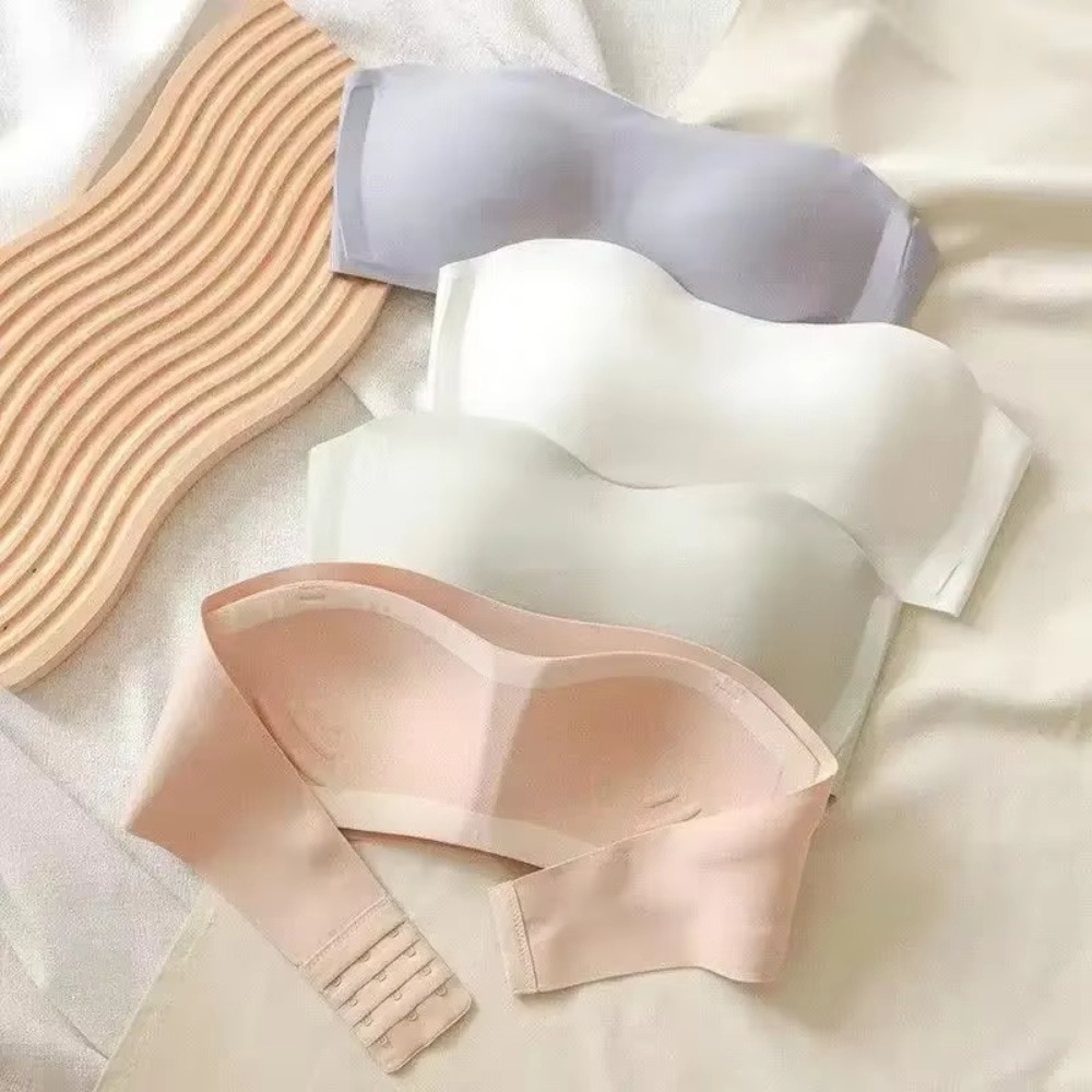 Bra Terbungkus Tanpa Tali Warn - Plunge Bra Push Up ulasan dan harga