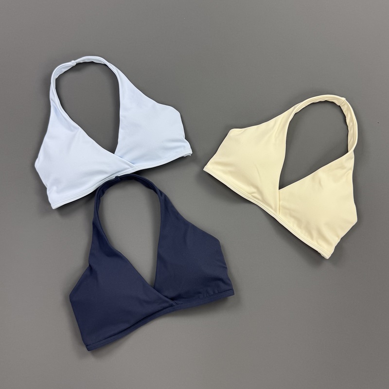 Atasan Gym Wanita Halter Neck  - Sports Bra Racerback ulasan dan harga